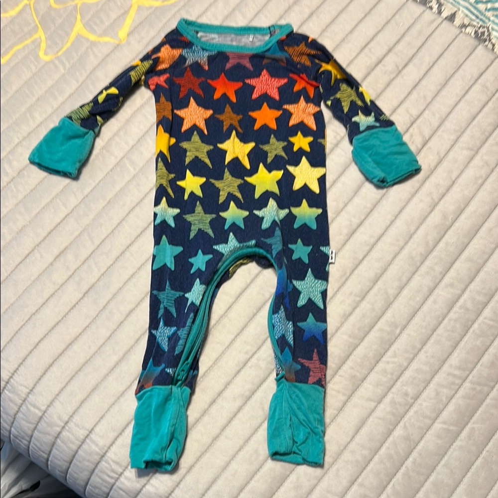 Little Sleepies Stars Newborn Crescent Zippy